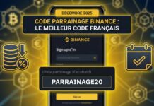 Code Parrainage Binance : « PARRAINAGE20 », le meilleur code parrainage français
