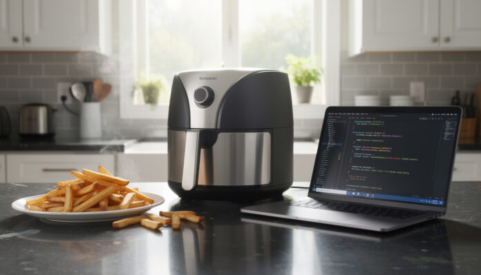 découvrez mon avis complet sur la friteuse sans huile ninja et profitez du code parrainage exclusif pour cuisiner sainement avec des gadgets innovants.