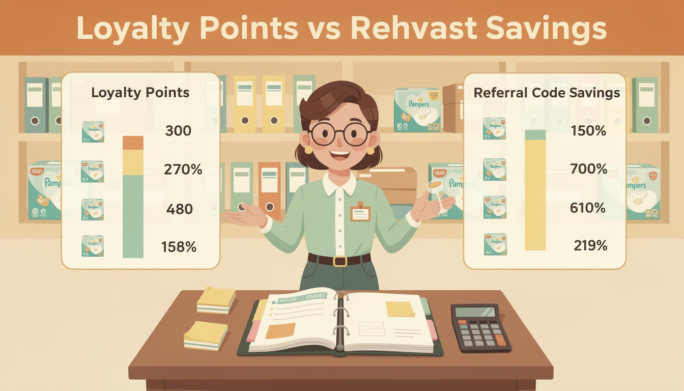 découvrez mon analyse pour choisir entre cumuler des points fidélité ou payer moins cher grâce au code parrainage pampers. maximisez vos économies sur vos achats de couches.