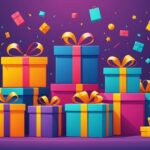 Code parrainage vente privée : le comparatif Zalando Privé et BazarChic Illustration colorée d'achats en ligne et de cadeaux symbolisant le parrainage sur les sites de ventes privées