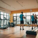 Parrainage salle de sport : le comparatif Basic-Fit, Fitness Park et Neoness en 2026 Salle de sport moderne illustrant le parrainage entre adherents