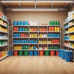 Parrainage bricolage : comparatif ManoMano et Leroy Merlin, montants et conditions Rayon bricolage lumineux illustrant le parrainage ManoMano et Leroy Merlin